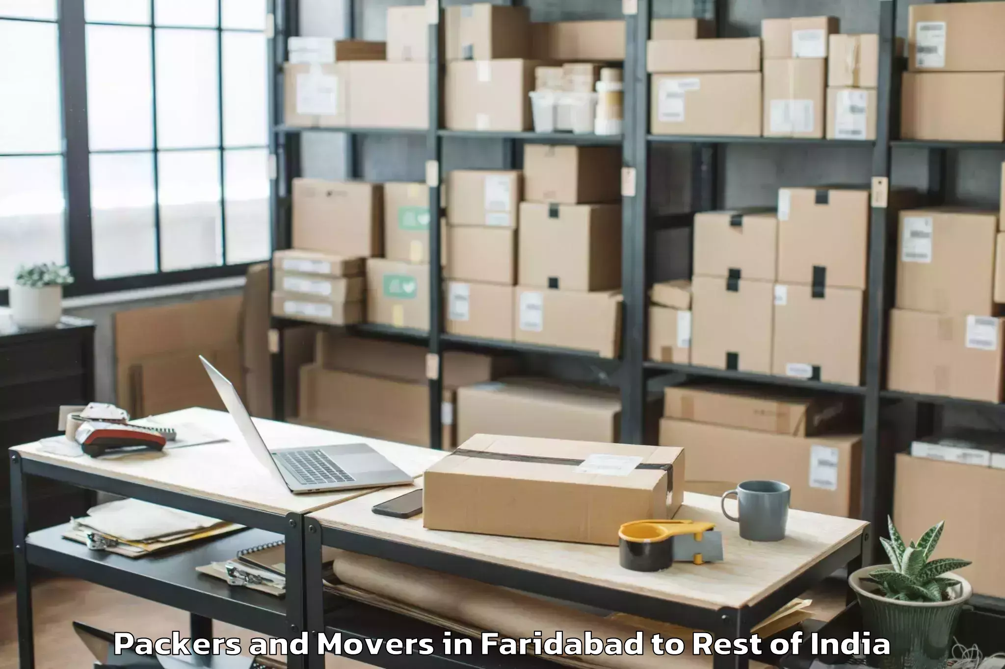 Top Faridabad to Ellantakunta Packers And Movers Available